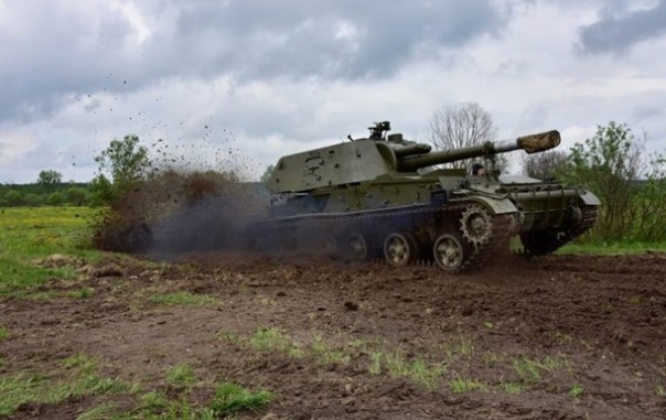 Очередные небоевые потери: На Николаевщине сгорела самоходная гаубица