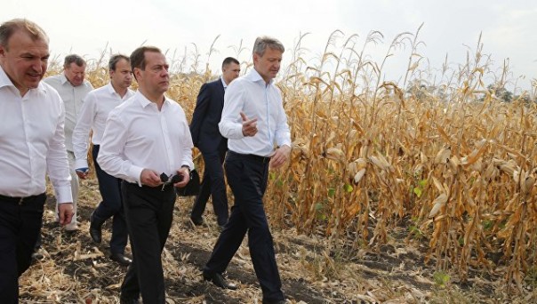 Медведев пошутил по поводу чернозема, который немцы вывозили в Германию