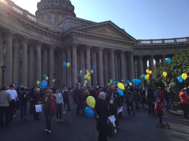 СУГС-Митинг породистых скакунов и украинствующих мутантов в Питере