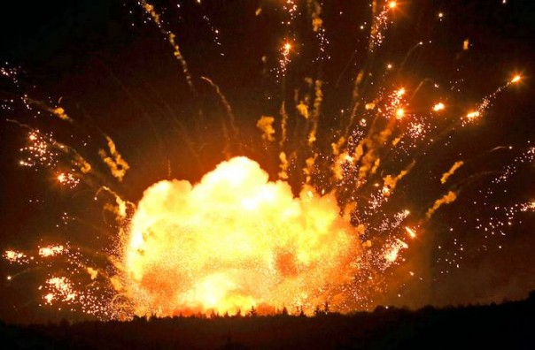 Способ тушения самовыгоранием действует: В Калиновке продолжается одиночная детонация