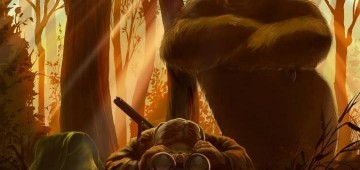 Охотник и медведь