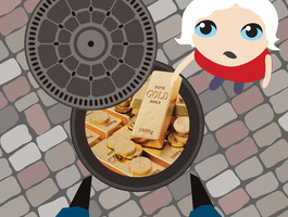 В Швейцарии ежегодно в канализацию смывается золота и серебра на 200 млн