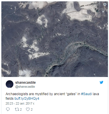 В аравийской пустыне обнаружили загадочные "каменные порталы"