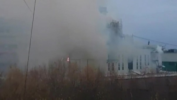 Якутск остался без энергии из-за аварии на ГРЭС. Пожар на ГРЭС попал на видео
