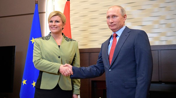 Президент Хорватии пригласила Путина посетить республику