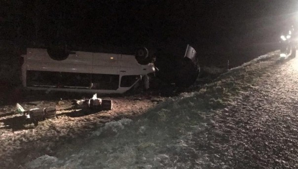 В ДТП под Нарвой пострадали 18 человек