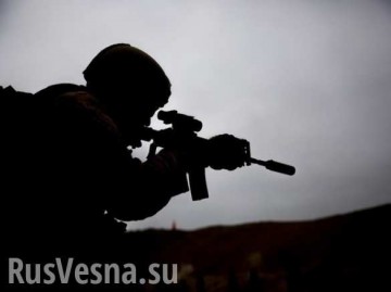 Укрофашистский снайпер в очередной раз похвастался убийством человека