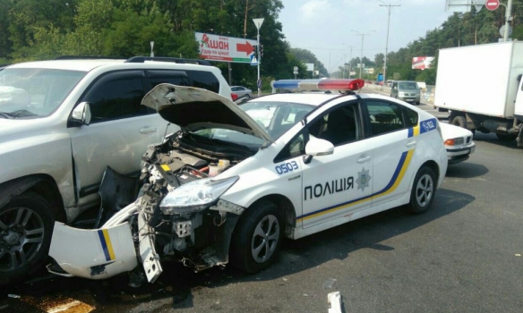 Украинские патрульные полицейские стали виновниками 500 ДТП с начала года