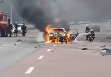 В Киеве ДТП приняли за теракт