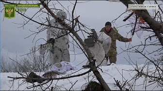 [18+] Провокация ВСУ в районе н.п. Фрунзе 23.11.17г. - Уничтожение группы укродиверсантов