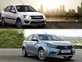 Российские Lada Granta и Vesta вошли в топ самых продаваемых машин в ЕС