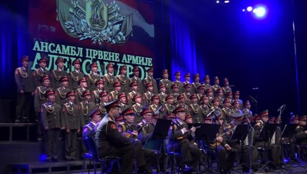 Возрожденный ансамбль Александрова дал концерт в Белграде