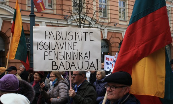 Протесты в Литве: власти традиционно пеняют на «руку Кремля»