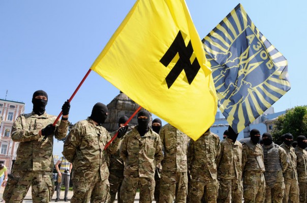 Бюргеры поперхнулись пивом, увидев украинских и немецких фашистов, покоряющих ЕС