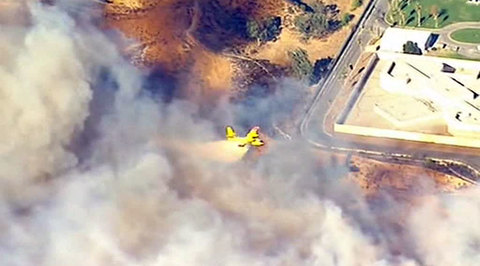 В Калифорнии из-за лесного пожара эвакуируют 38 тысяч жителей