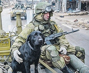 В единой маскировочной расцветке