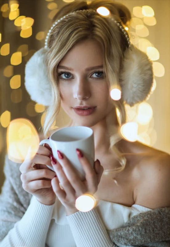 Как при помощи гирлянд создать сказочные новогодние фото