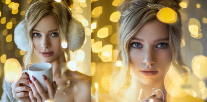 Как при помощи гирлянд создать сказочные новогодние фото