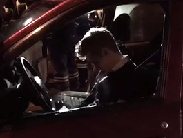 Задержание стрелка-ревнивца в Москве — видео