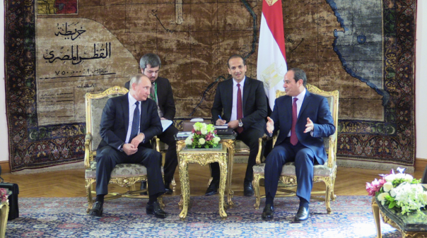 Путин рассказал президенту Египта о разговоре с Асадом