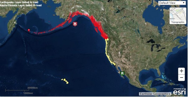 В США объявили угрозу цунами из-за землетрясения магнитудой 8,2 у берегов Аляски
