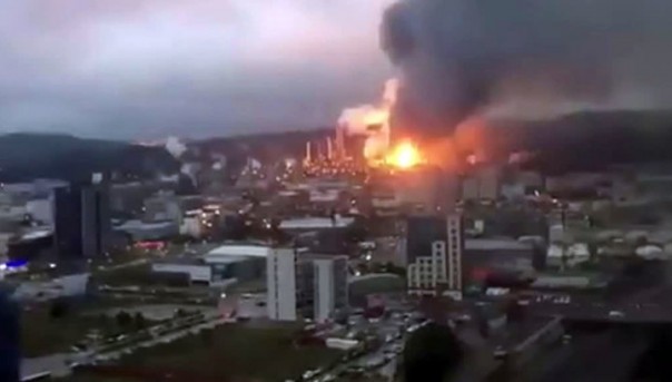 На заводе СNPC на Тайване произошел сильный пожар