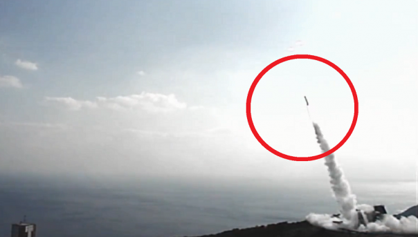 Запуск самой маленькой ракеты-носителя в мире в Японии попал на видео