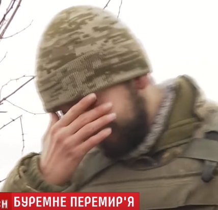 Под Светлодарском сентиментальные "атошники" оплакивают "настоящего человека", утилизированного накануне