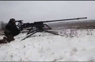 Тестирование винтовки "Сепаратист" 23 калибра, ВПК ДНР