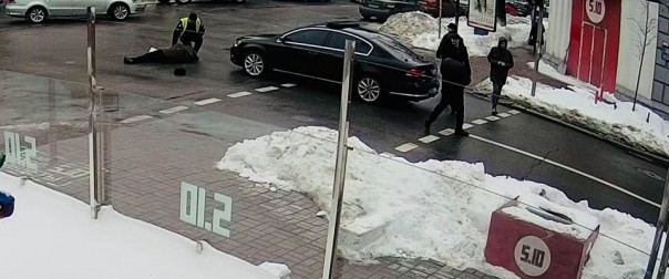 Кортеж Порошенко сбил пенсионера в центре Киева