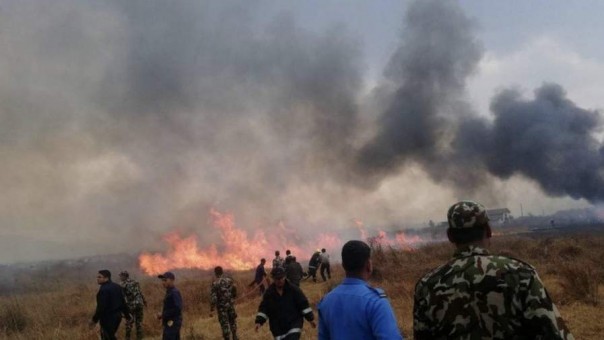 В Непале разбился пассажирский самолет