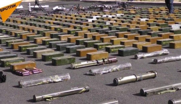 Сирийская Армия перехватила груз оружия, предназначенного для боевиков в Восточной Гуте