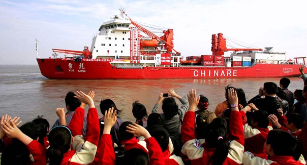 Китай начал строить первый отечественный ледокол