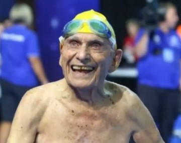 99-летний пловец установил мировой рекорд