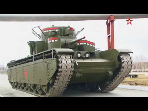 Самый мощный в мире: на Урале восстановили уникальный пятибашенный танк Т-35