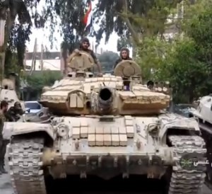 Сирийская армия, палестинские формирования входят в цитадель ИГИЛ на юге Дамаска