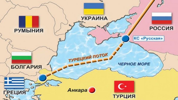 Строительство первой нитки "Турецкого потока" будет завершено через месяц