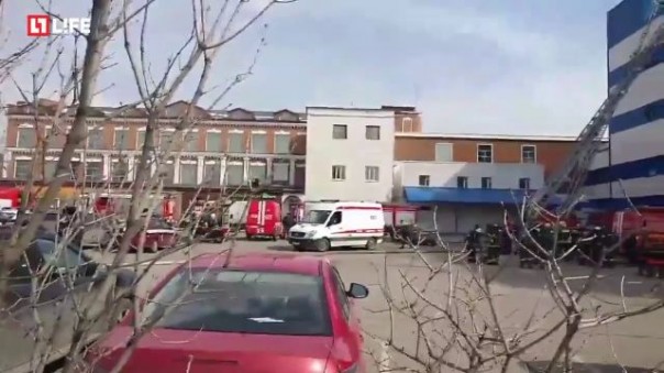 В Москве горит ТЦ «Персей для детей» — LIVE