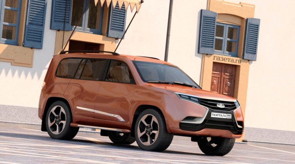 Появились кадры первого большого внедорожника Lada