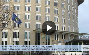 Заявление российских экспертов ОЗХО о "химатаке" в Сирии. Прямая трансляция