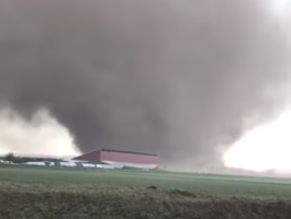 По Германии прошёлся мощный торнадо — видео