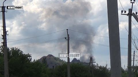 Как горит скошенный «укроп»