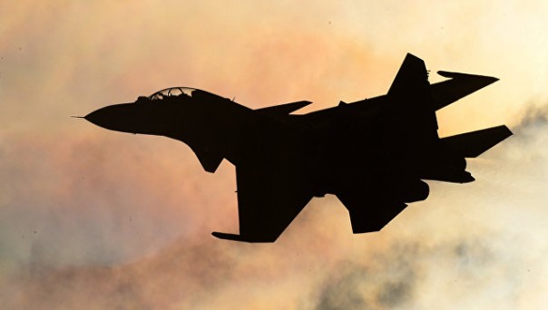 В Сирии разбился российский истребитель Су-30СМ | Появилось фото с места крушения