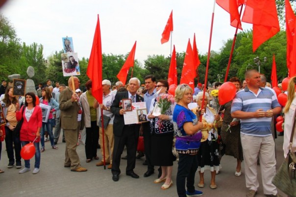 День Победы. 9 мая 2018. Бессмертный полк в Запорожье