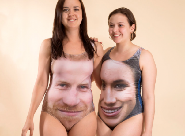 Как это развидеть? В Британии создали купальники с принцем Гарри и Меган Маркл