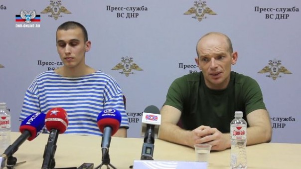 Украинское командование объявило дезертирами двоих военнослужащих, взятых силами ДНР в плен. Брифинг пленных украинских боевиков