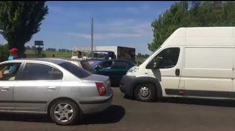 Шахтерский бунт в Селидово: горняки перекрыли дорогу