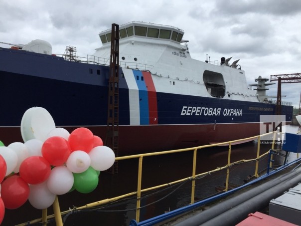 Спущен на воду пограничный сторожевой корабль «Петропавловск-Камчатский»