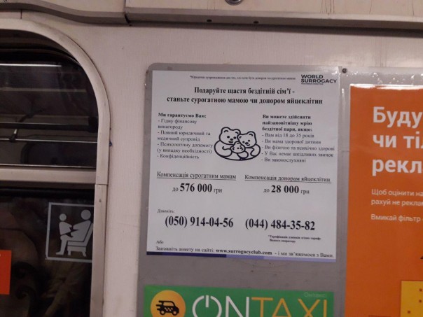 Суррогатная ненька Украина