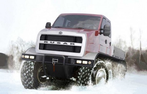 В Нижнем Новгороде создали новый мощный вездеход, рассчитанный на самые жесткие условия | В России сделали грузовик, куда влезет 2,5 вагона мусора